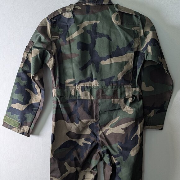 NWT Children's Fostex Garments Camouflage Flight Suit Hunting Coveralls Size S/6 - Picture 4 of 5
